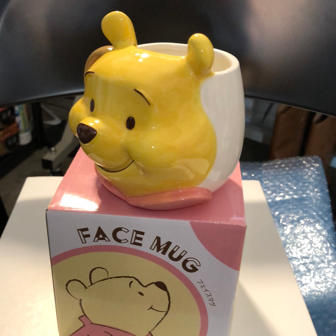 Tokyo Disney 东京迪斯尼 pooh大脸杯 350ml 洋食器 陶器