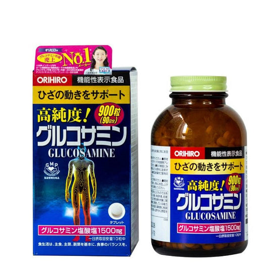 日本ORIHIRO高纯度 葡萄糖胺片 超值装 900粒