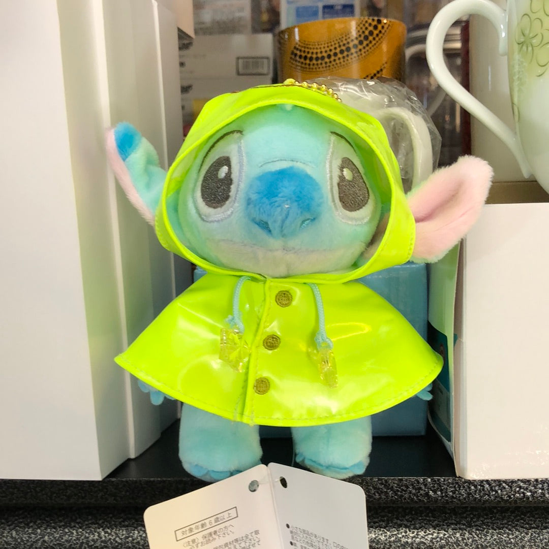 Tokyo Disney 东京迪斯尼 初夏雨衣毛绒挂件 史迪奇(14*15.5*7CM)/唐老鸭(16*13*7CM)