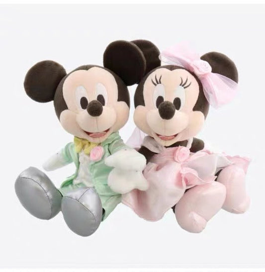 Tokyo Disney东京迪斯尼米奇米妮公仔 婚纱西服系列 结婚礼物  史迪仔 大金