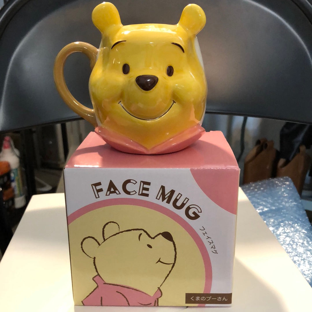 Tokyo Disney 东京迪斯尼 pooh大脸杯 350ml 洋食器 陶器
