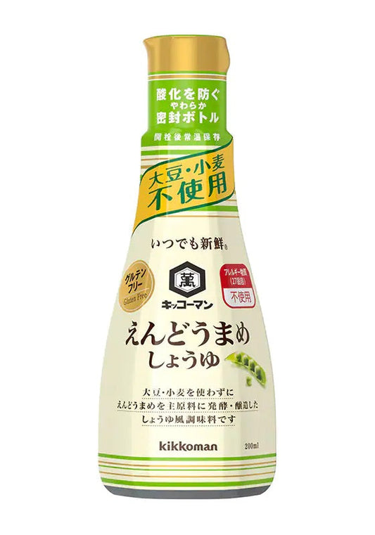日本万字 kikkoman龟甲万 低敏 婴儿/幼儿/儿童 豌豆酱油 200ml