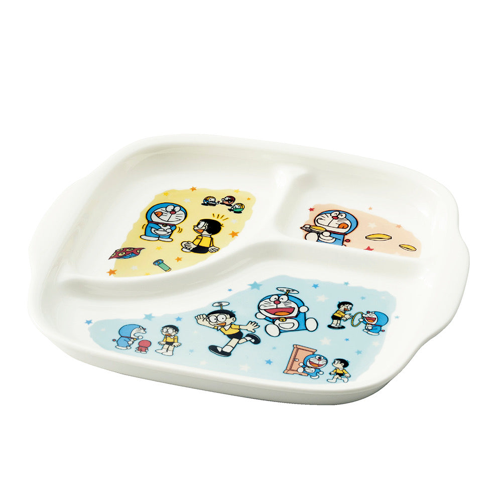 日本DORAEMON 哆啦A梦未来百货店 儿童餐盘 陶瓷制 23CM