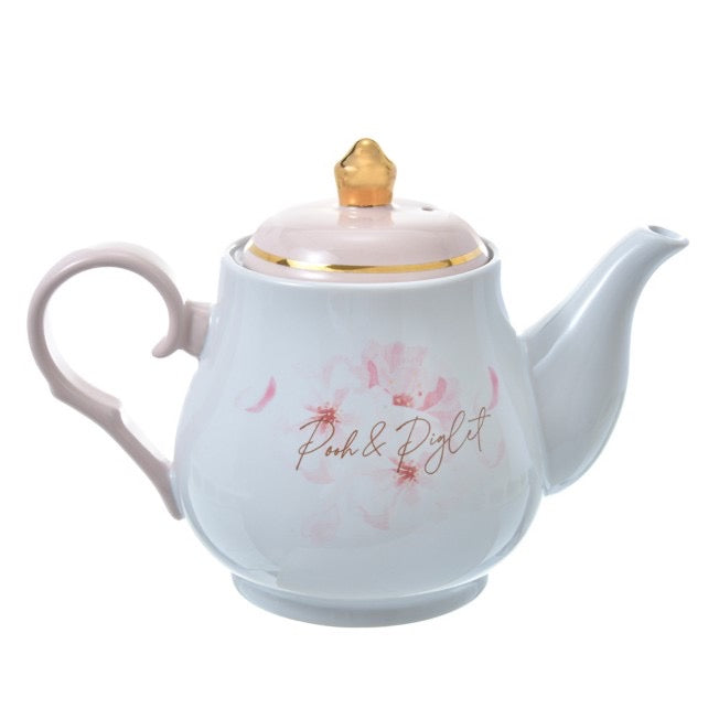 Tokyo Disney 东京迪斯尼プーさん&ピグレット ティーポット 维尼熊茶壶 樱花SAKURA 2022