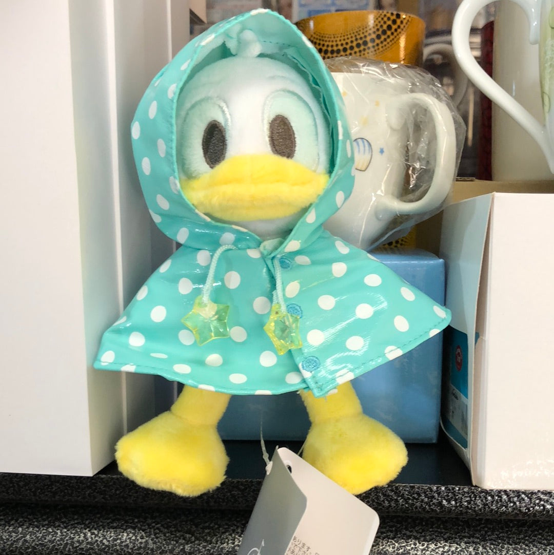Tokyo Disney 东京迪斯尼 初夏雨衣毛绒挂件 史迪奇(14*15.5*7CM)/唐老鸭(16*13*7CM)