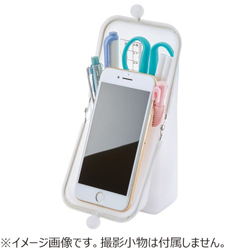 文具大赏 可以立起来的笔筒 限定白色(大容量)