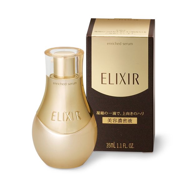 日本资生堂SHISEIDO ELIXIR怡丽丝尔 浓缩胶原蛋白美容精华液35ml  2019 COSME美容液部门第一名