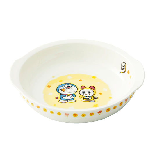 日本DORAEMON 哆啦A梦未来百货店 陶瓷制儿童餐盘 15cm 带手柄