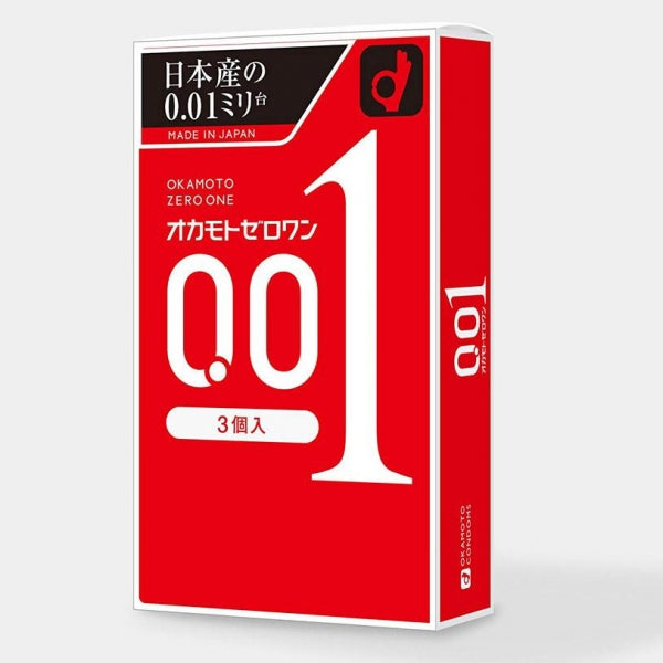 日本OKAMOTO冈本001超薄 3个入