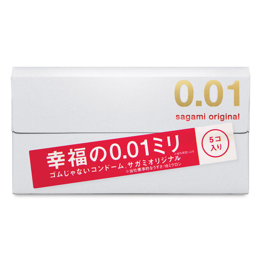 日本Sagami相模 幸福 001 / 0.01 超薄安全套 5枚入