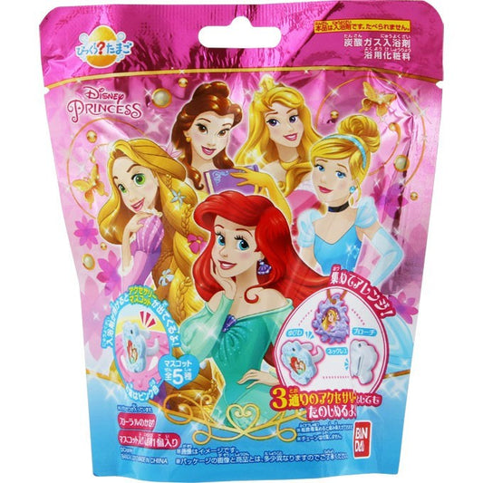 日本BANDAI 玩具入浴球 泡澡球 溶解后有玩具浮出【Disney迪士尼公主饰品】