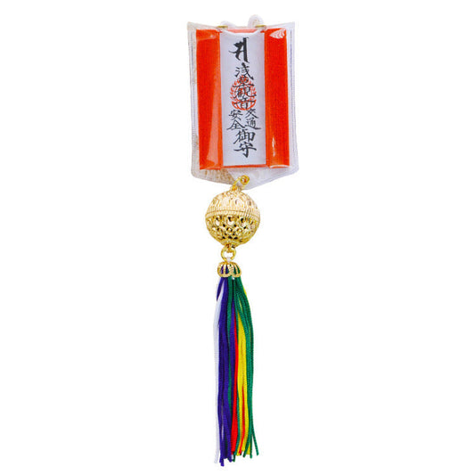 东京浅草寺御守 Asakusa Jinja Japanese Omamori 【9号 交通安全（车挂式铃铛）】开车保佑平安