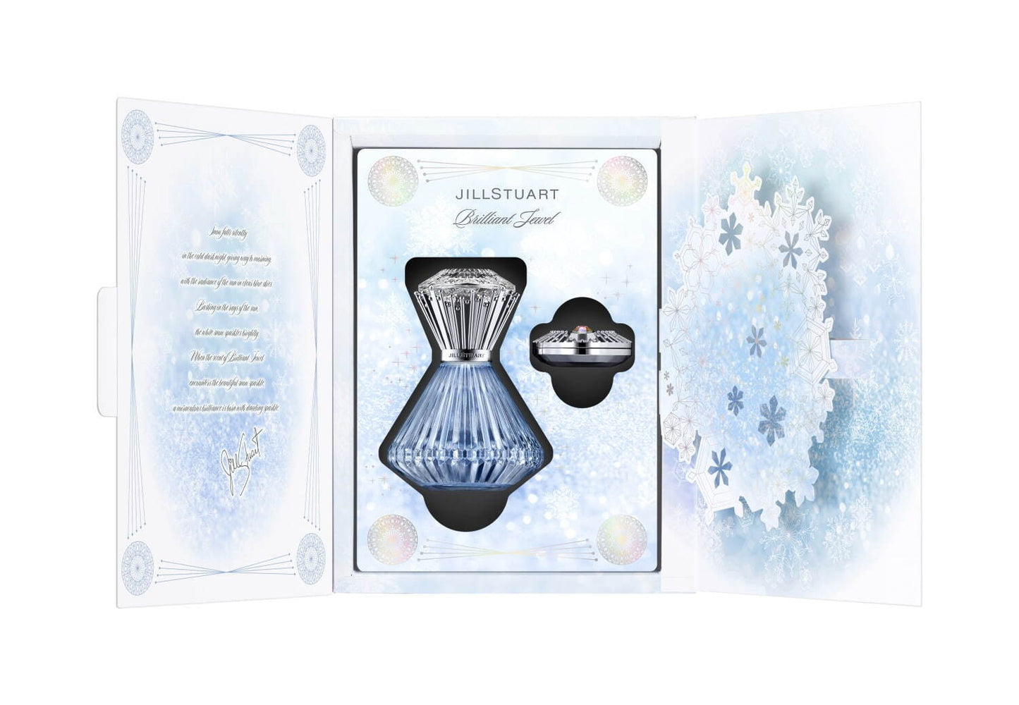 日本JILL STUART 香水 x 固体香水雪景挂坠Let It Snow套盒 冬日限定