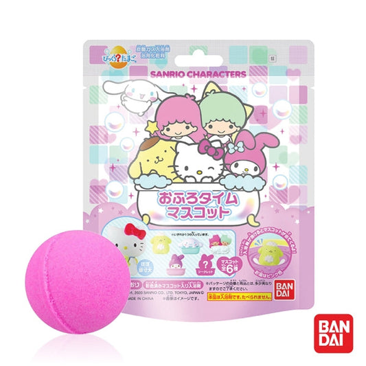 日本BANDAI 玩具入浴球 泡澡球 溶解后有玩具浮出【Sanrio Hello Kitty】