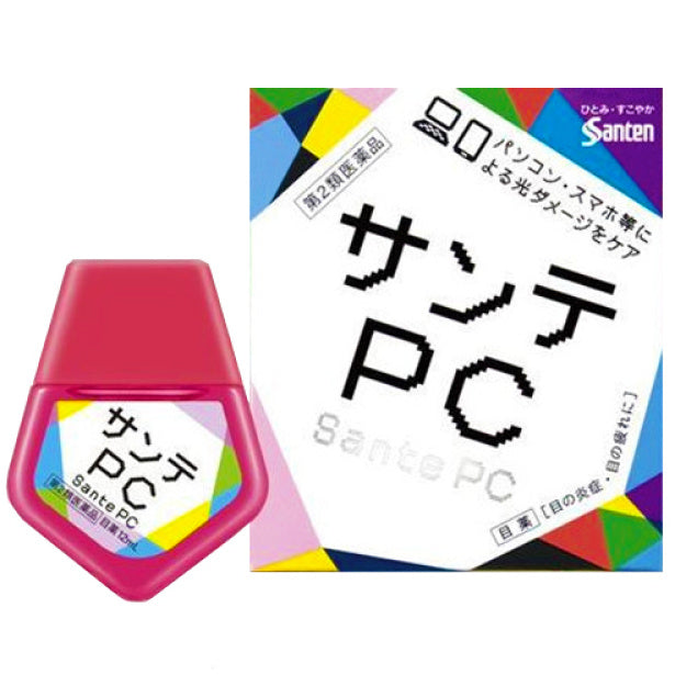 日本参天制药Santen PC电脑手机抗蓝光专用眼药水12ml