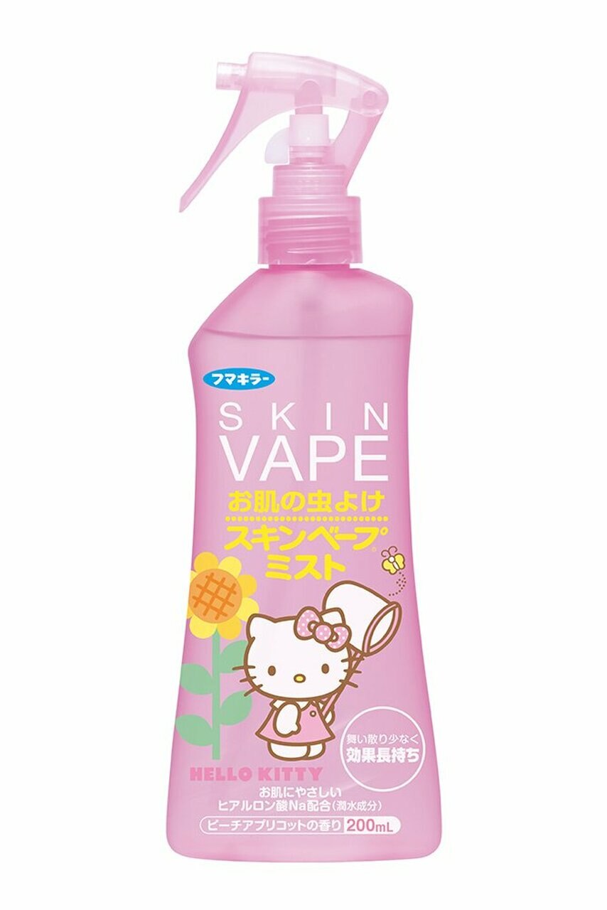 日本VAPE未来 防蚊驱蚊水液喷雾剂 200ml 儿童孕妇可用 粉瓶蜜桃香