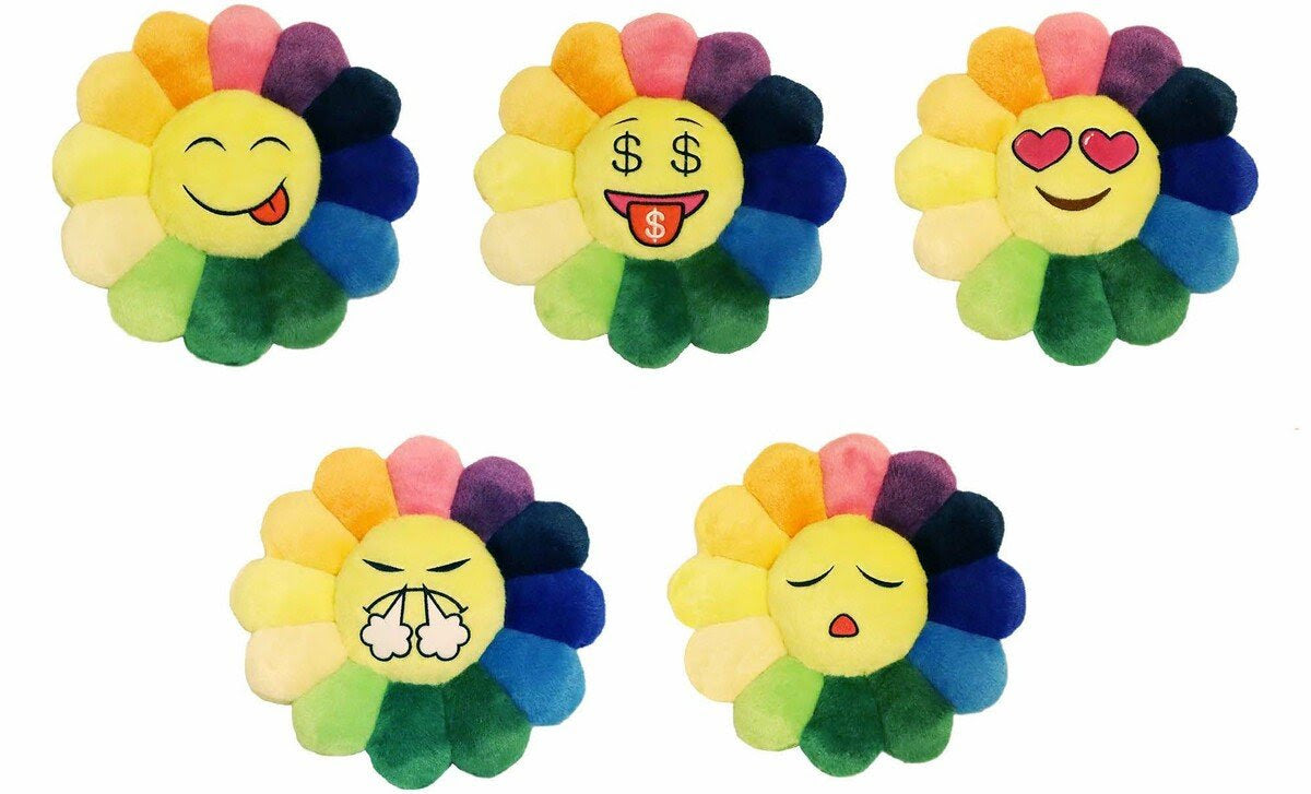 Takashi Murakami Flower Emoji 30cm plush 4 – HARUYAMA