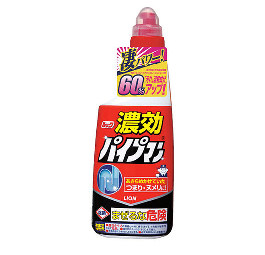 日本LION狮王 LOOK通渠佬 管道疏通剂450ml（浓缩啫喱型）