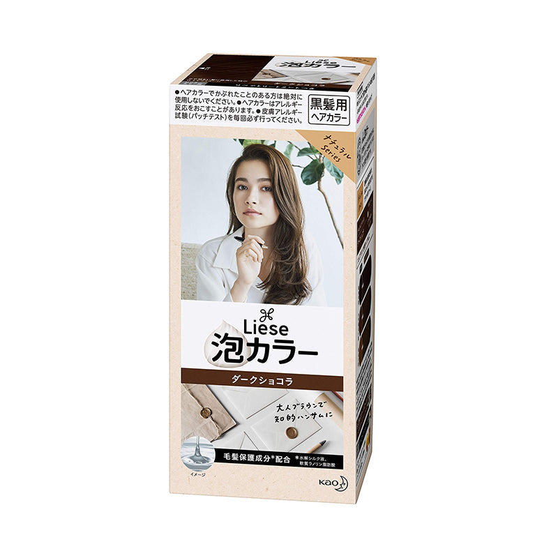 日本KAO花王 LIESE PRETTIA 泡沫染发剂 #深巧克力