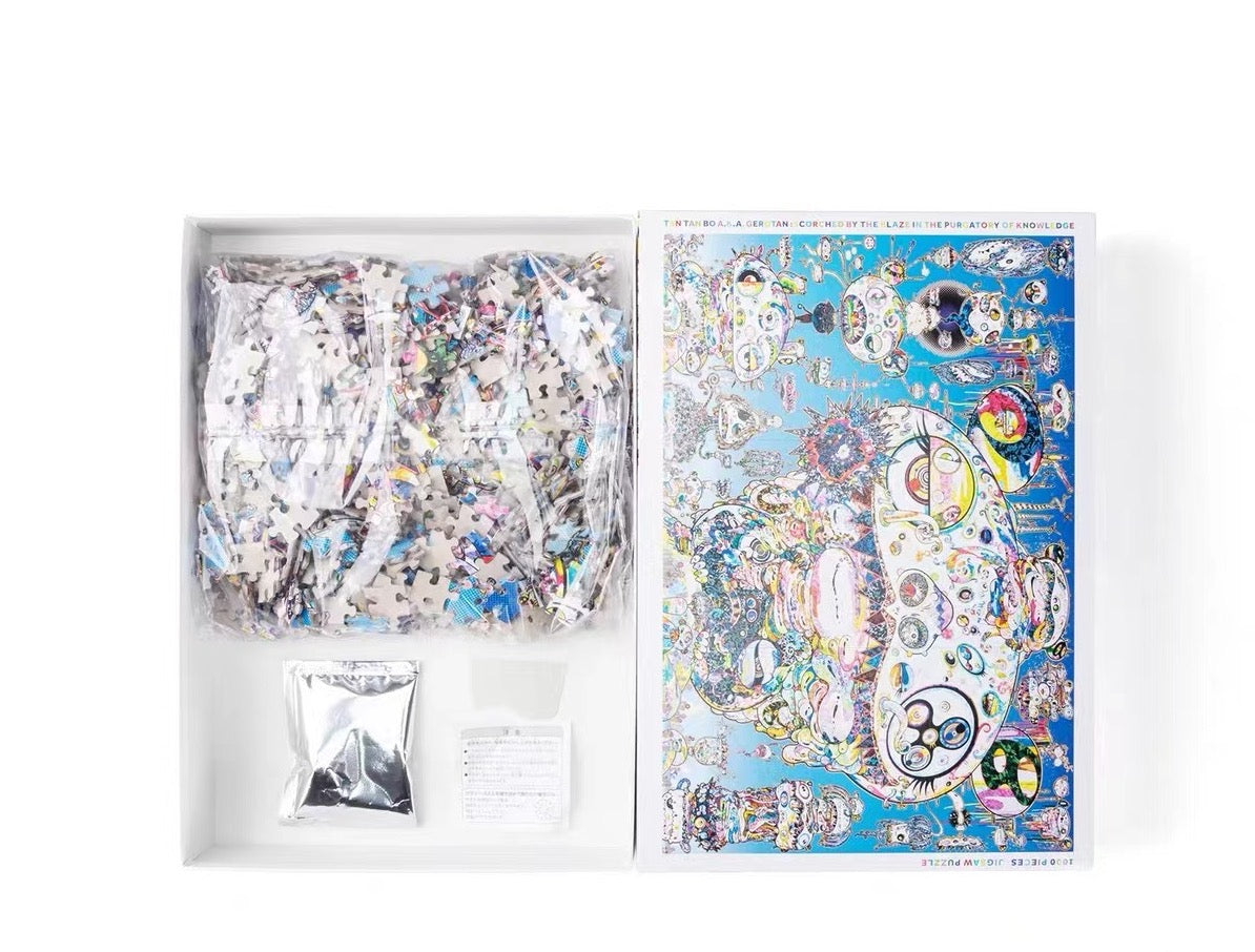 村上隆Takashi Murakami 拼图1000片 size ：51cmX76.5cm TAN TAN BO A.K.A. GEROTAN