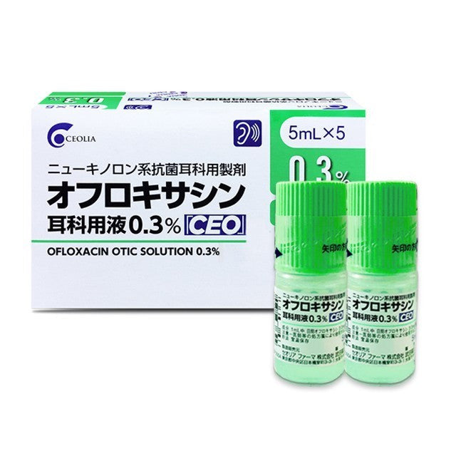 【kusuri】日本Ceolia滴耳液5mlx5  中耳炎外耳炎耳道炎